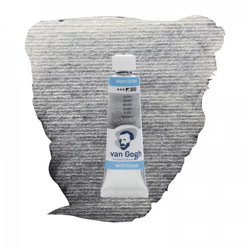 Akvarelová barva v tubě 10ml (Van Gogh) - varianty - 800 SILVER