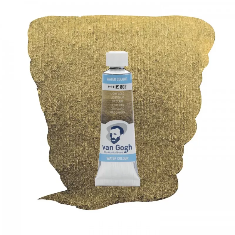 Akvarelová barva v tubě 10ml (Van Gogh) - varianty - 802 LIGHT GOLD
