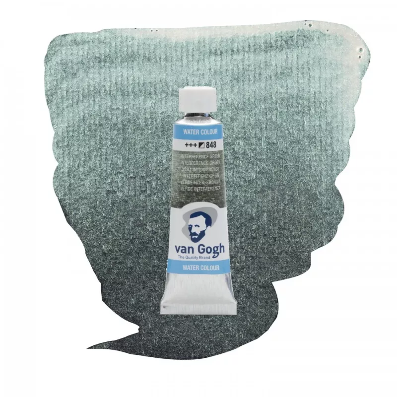 Akvarelová barva v tubě 10ml (Van Gogh) - varianty - 848 INTERFERENC GREEN