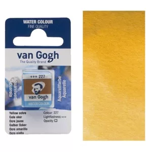 Akvarelové barvy v půlpánvičce (Van Gogh) - varianty - 227 YELLOW OCHRE