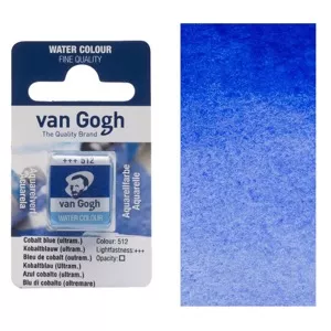Akvarelové barvy v půlpánvičce (Van Gogh) - varianty