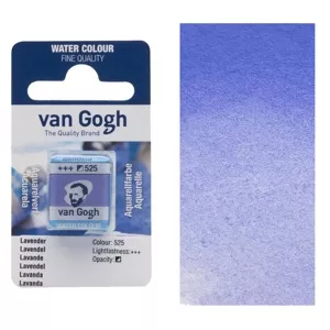 Akvarelové barvy v půlpánvičce (Van Gogh) - varianty - 525 LAVANDER