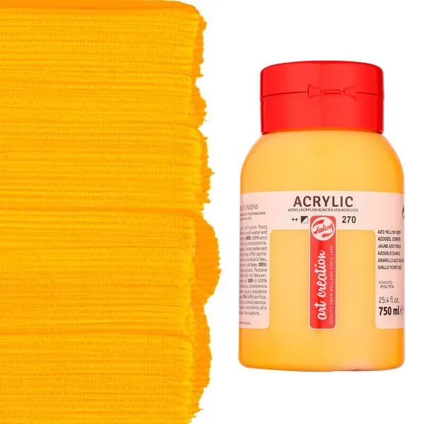 Akryl Art Creation 750ml - varianty - 270 Azo Yellow Deep