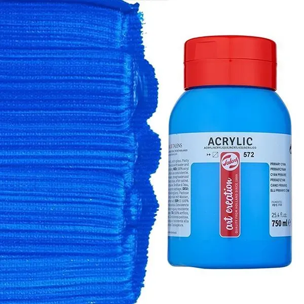 Akryl Art Creation 750ml - varianty - 572 Primary Cyan