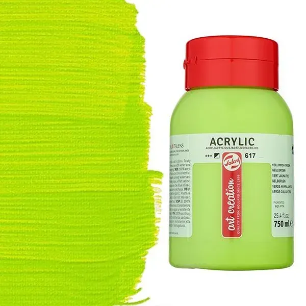 Akryl Art Creation 750ml - varianty - 617 Yellowish Green