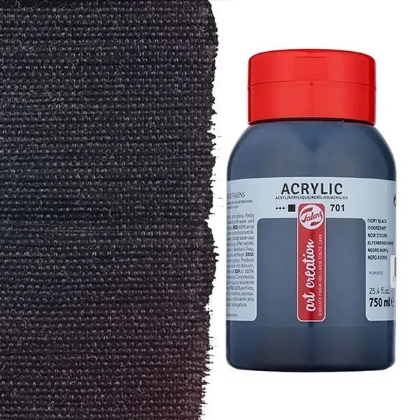 Akryl Art Creation 750ml - varianty - 701 Ivory Black