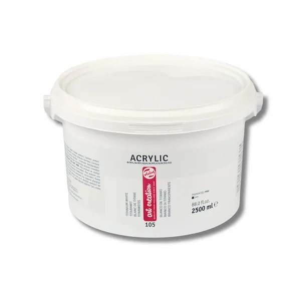 Akrylová barva Art Creation, 2,5 l - odstín Titanium White