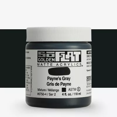 Akrylová barva Golden SoFlat Matte 59 ml - varianty Akrylová barva Golden SoFlat Matte 59 ml - varianty