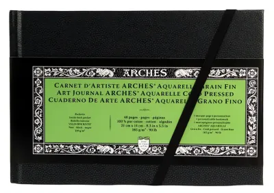 Akvarelové skicáky ARCHES, Cold Pressed - různé velikosti