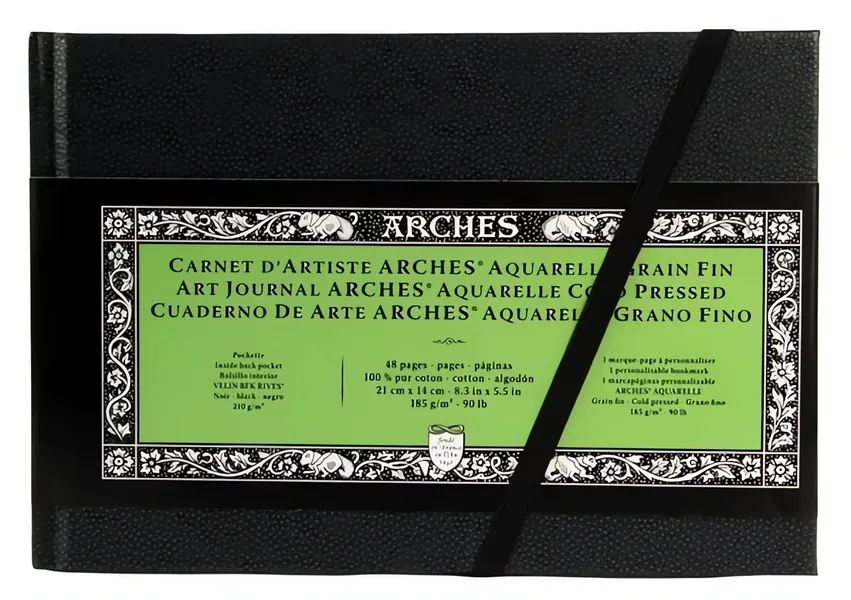 Akvarelové skicáky ARCHES, Cold Pressed - různé velikosti