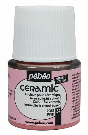 č.10 - Ceramic č.34 (Pébéo) - 45ml růžová