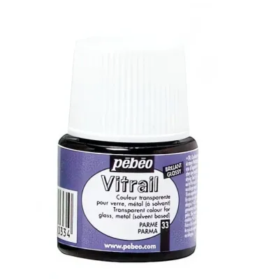 VITRAIL - nevypalovací barva na sklo (Pébéo)  45ml - Parma