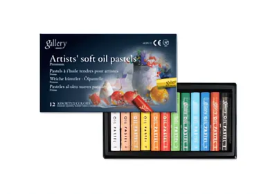 Sada prof. uměleckých olejových pastelů Gallery - 12ks