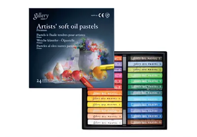 Sada prof. uměleckých olejových pastelů Gallery - 24ks