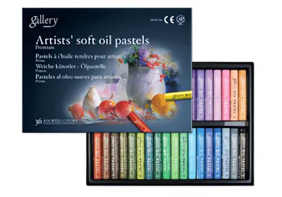 Sada prof. uměleckých olejových pastelů Gallery - 36ks