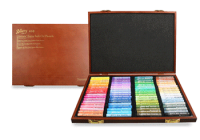 Sada profesionálních uměleckých olejových  pastelů Gallery - 72ks v dřevěném kufru
