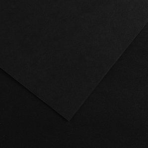 Barevný karton - ELLE ERRE (Fabriano) 220g - 70x100cm Black