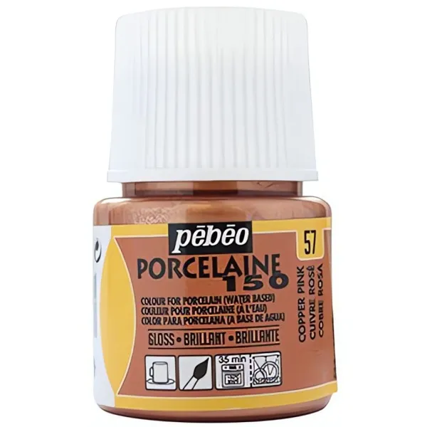 č.55 - Porcelain 150 č.57 (Pébéo) - 45ml růžovoměděná