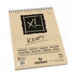 č.55 - Umělecký skicovací blok  Canson XL Kraft -  A4 (60 listů 90g) - v kroužkové vazbě 