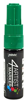 Olejový fix 4Artist Marker (Pébéo) - hrot 8 mm tmavě zelená
