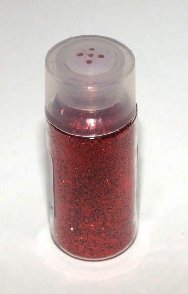 Glitter sypký 15g - červený