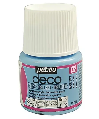 P.BO Déco lesklé 45 ml (Pébéo) - Blue Sky