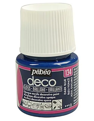 P.BO Déco lesklé 45 ml (Pébéo) - Dark Blue