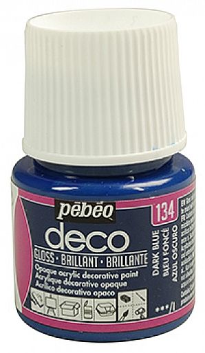 P.BO Déco lesklé 45 ml (Pébéo) - Dark Blue