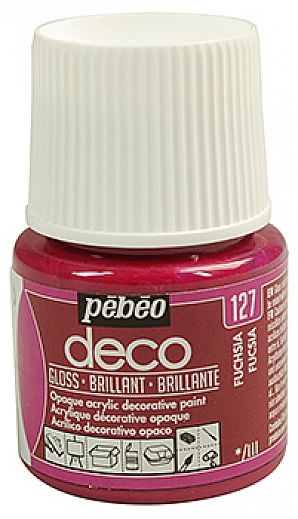 P.BO Déco lesklé 45 ml (Pébéo) - Fuchsia