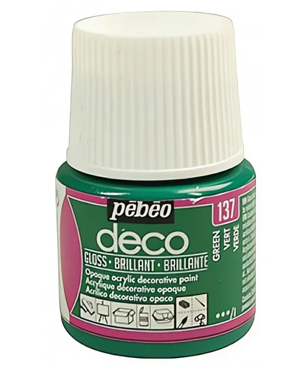 P.BO Déco lesklé 45 ml (Pébéo) - Green