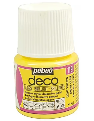 P.BO Déco lesklé 45 ml (Pébéo) - Light Yellow