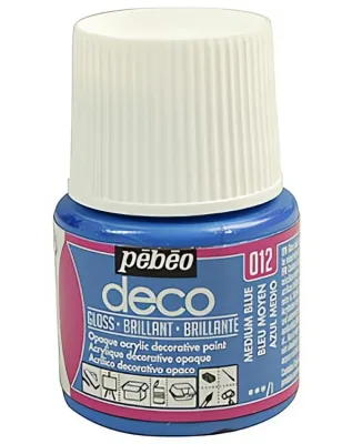 P.BO Déco lesklé 45 ml (Pébéo) - Medium blue