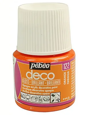 P.BO Déco lesklé 45 ml (Pébéo) - Orange
