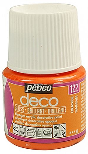 P.BO Déco lesklé 45 ml (Pébéo) - Orange