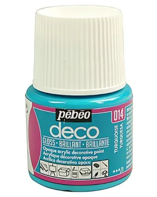 P.BO Déco lesklé 45 ml (Pébéo) - Turquoise