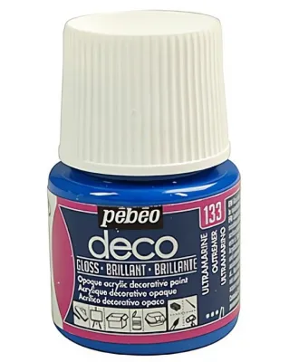 P.BO Déco lesklé 45 ml (Pébéo) - Ultramarine