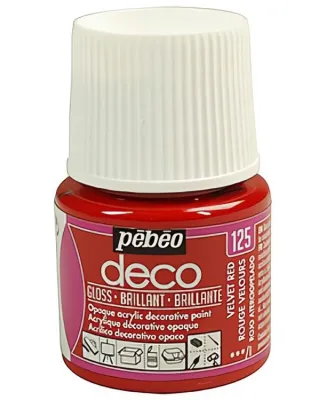 P.BO Déco lesklé 45 ml (Pébéo) - Velvet Red