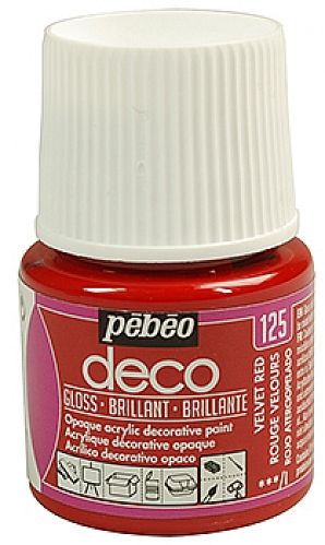 P.BO Déco lesklé 45 ml (Pébéo) - Velvet Red