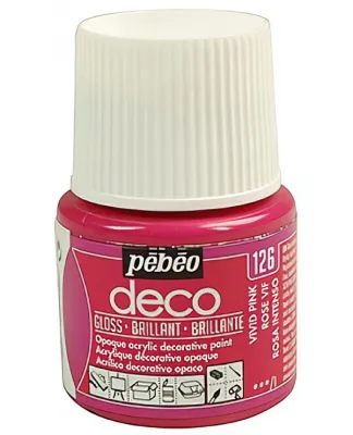 P.BO Déco lesklé 45 ml (Pébéo) - Vivid Pink