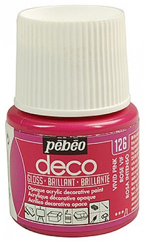 P.BO Déco lesklé 45 ml (Pébéo) - Vivid Pink