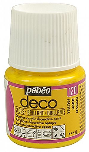 P.BO Déco lesklé 45 ml (Pébéo) - Yellow