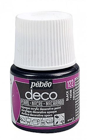 P.BO Déco perleťové 45 ml (Pébéo) - Black Pearl