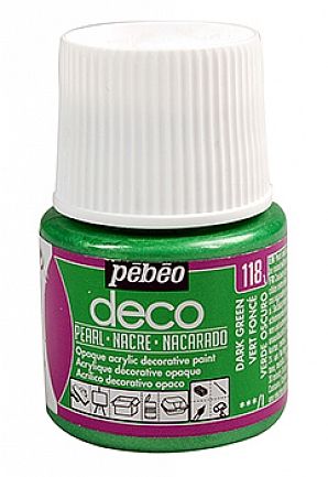 P.BO Déco perleťové 45 ml (Pébéo) - Dark Green Pearl