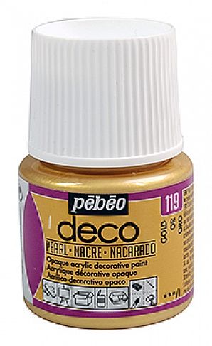 P.BO Déco perleťové 45 ml (Pébéo) - Gold Pearl
