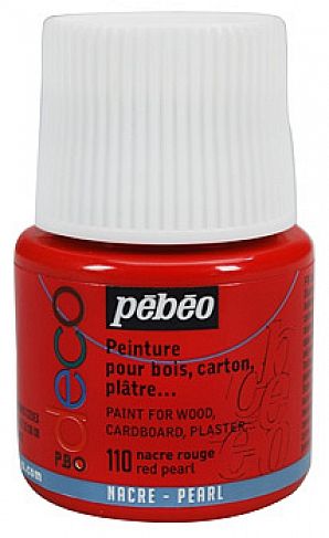P.BO Déco perleťové 45 ml (Pébéo) - Red pearl