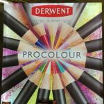 Procolour - sada uměleckých pastelek (Derwent) - 24 ks v plechové krabičce