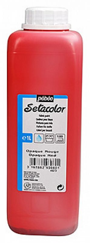 SETACOLOR opaque - krycí barvy na textil (Pébéo) 1 litr - 80 Red