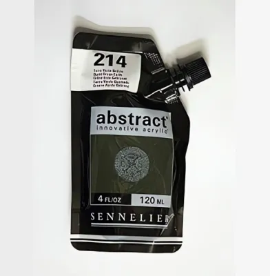 Abstract - Sennelier 120 ml, Burnt Green Earth, 214 