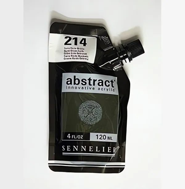 Abstract - Sennelier 120 ml, Burnt Green Earth, 214