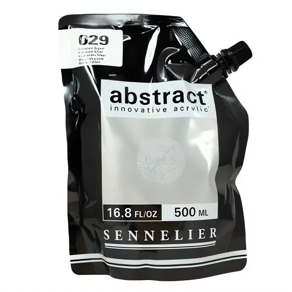 Abstract - Sennelier 500 ml, 029 Iridescent silver